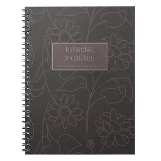 Caderno Espiral Paciência do Exercício | Convenção Regional de 202