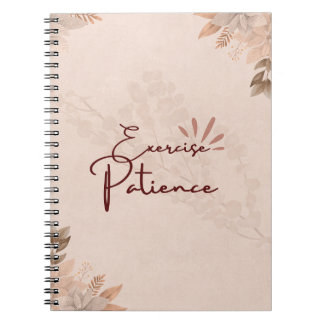 Caderno Espiral Paciência do Exercício | Convenção Regional de 202