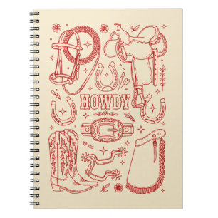 Caderno Espiral Pacote Texas Cowboy