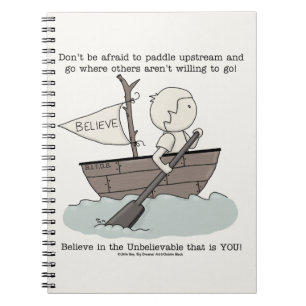 Caderno Espiral Paddle Upstream