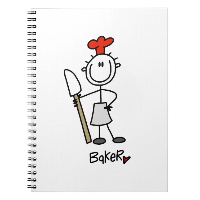 Caderno Espiral Padeiro Com Espátula (Frente)