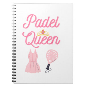Caderno Espiral Padel Queen