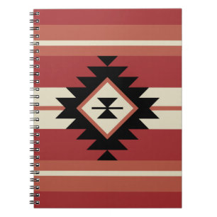 Caderno Espiral Padrão asteca