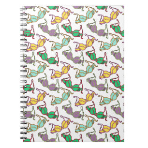 Caderno Espiral Padrão Bra Multicolor