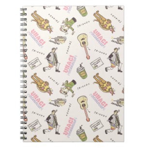 Caderno Espiral Padrão Cartoon FRIENDS™ Bege