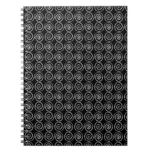 Caderno Espiral Padrão Celta de Espiral Dupla