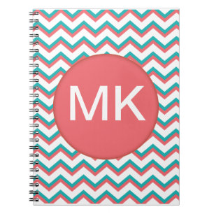 Caderno Espiral Padrão Chevron Sudoeste