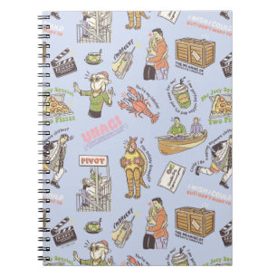 Caderno Espiral Padrão Colorido Cartoon FRIENDS™