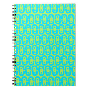 Caderno Espiral padrão colorido moderno