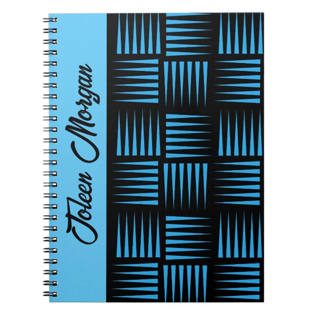 Caderno Espiral Padrão Colorido Personalizado (Frente)
