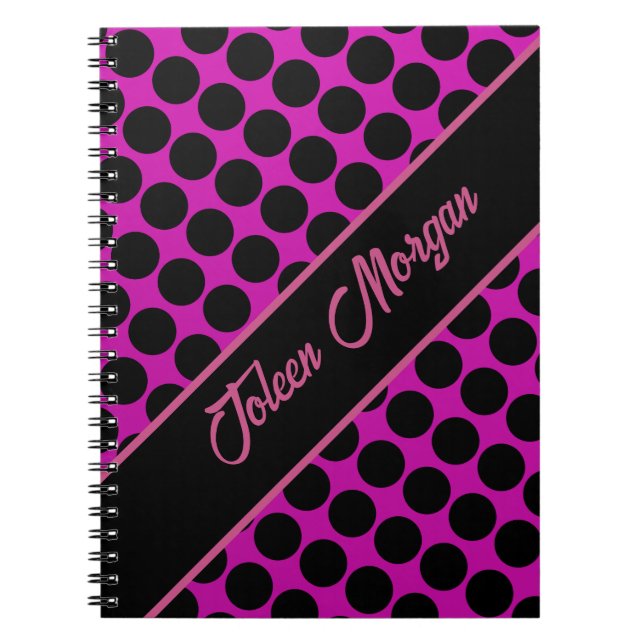 Caderno Espiral Padrão Colorido Personalizado (Frente)