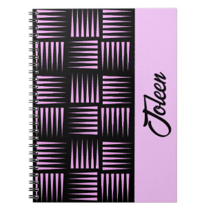 Caderno Espiral Padrão Colorido Personalizado