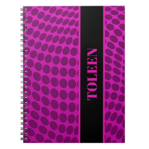 Caderno Espiral Padrão Colorido Personalizado