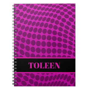 Caderno Espiral Padrão Colorido Personalizado