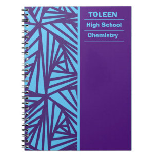 Caderno Espiral Padrão Colorido Personalizado