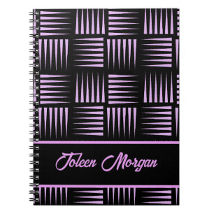 Caderno Espiral Padrão Colorido Personalizado