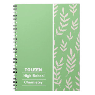 Caderno Espiral Padrão Colorido Personalizado