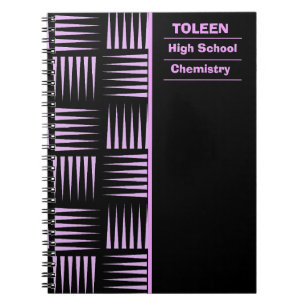 Caderno Espiral Padrão Colorido Personalizado