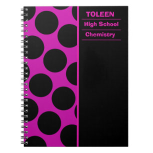 Caderno Espiral Padrão Colorido Personalizado