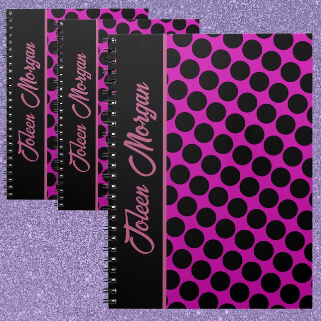 Caderno Espiral Padrão Colorido Personalizado (Criador carregado)