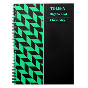 Caderno Espiral Padrão Colorido Personalizado