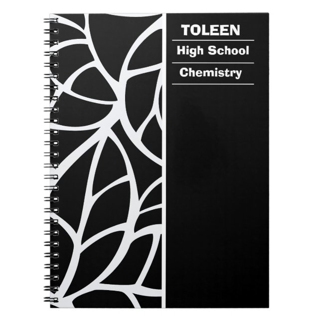 Caderno Espiral Padrão Colorido Personalizado (Frente)