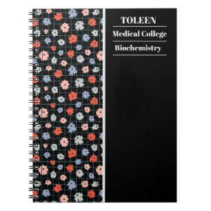 Caderno Espiral Padrão Colorido Personalizado