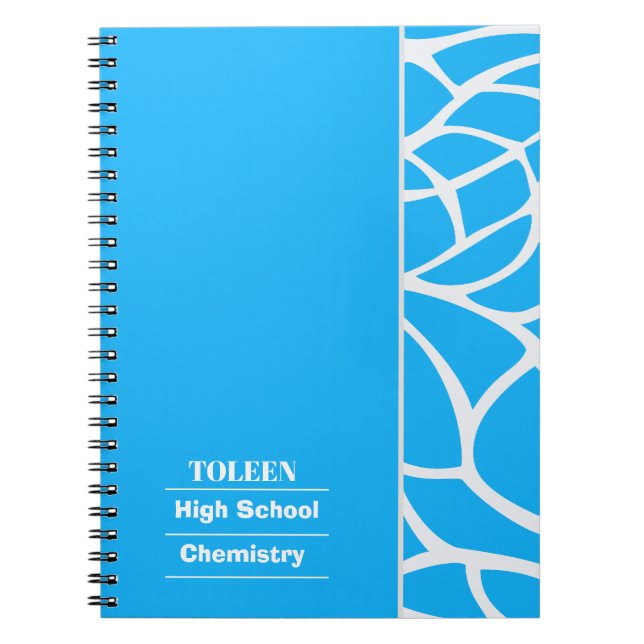 Caderno Espiral Padrão Colorido Personalizado Não (Frente)