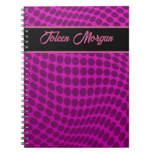 Caderno Espiral Padrão Colorido Personalizado Não
