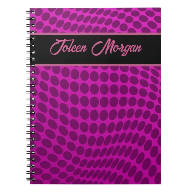 Caderno Espiral Padrão Colorido Personalizado Não (Frente)