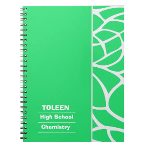 Caderno Espiral Padrão Colorido Personalizado Não