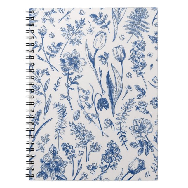 Caderno Espiral Padrão da ventoinha (Frente)
