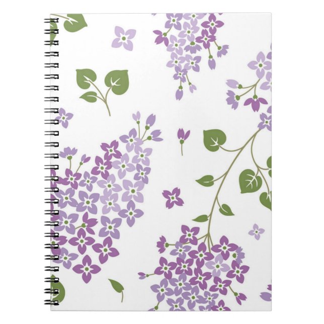 Caderno Espiral Padrão da ventoinha (Frente)