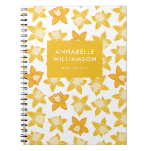 Caderno Espiral Padrão Daffodil