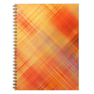 Caderno Espiral padrão das linhas geométricas de abstrato de arte,