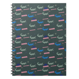 Caderno Espiral Padrão de Alligador