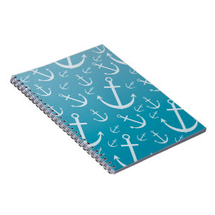 Caderno Espiral Padrão de Âncora