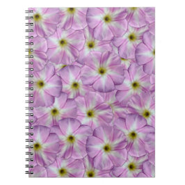 Caderno Espiral Padrão de Bindweed Invisível