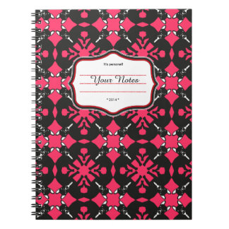 Caderno Espiral Padrão de Bulldog Francês