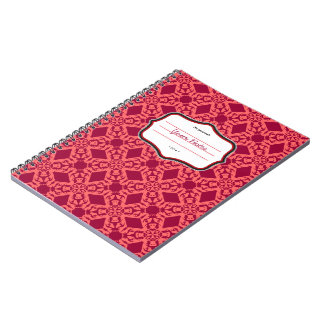 Caderno Espiral Padrão de Bulldog Francês