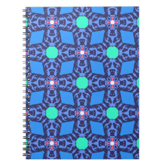 Caderno Espiral Padrão de Bulldog Francês