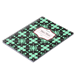 Caderno Espiral Padrão de Cachorro Bulldog Francês