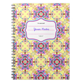 Caderno Espiral Padrão de Cachorro Carnevale