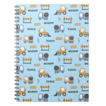 Padrão de Caminhões de Construção Azul