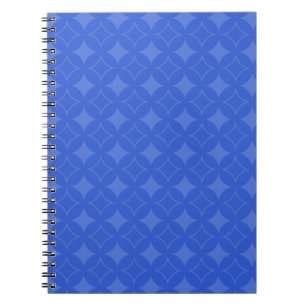 Caderno Espiral Padrão de carga azul