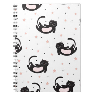 Caderno Espiral Padrão de Cat