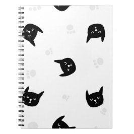 Caderno Espiral Padrão de Cat