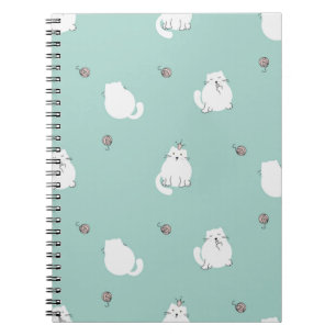 Caderno Espiral Padrão de Cat