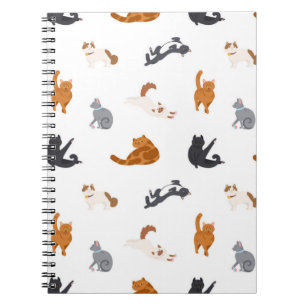 Caderno Espiral Padrão de Cat