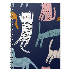 Caderno Espiral Padrão de Cat